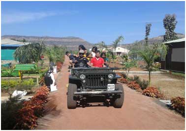 Jeep Ride, Janki Agro, Borgaon, Satara.